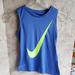 Nike Shirts & Tops | Nike Girls Sleeveless Blue Top | Color: Blue/Green | Size: Various