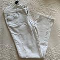 Jessica Simpson Jeans | Jessica Simpson White Distressed Skinny Jeans | Color: White | Size: 29