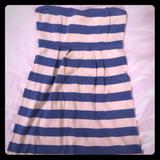 J. Crew Dresses | J Crew Strapless Dress | Color: Blue/White | Size: 4