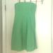 J. Crew Dresses | J. Crew Green Strapless Cotton Dress | Color: Green | Size: 0