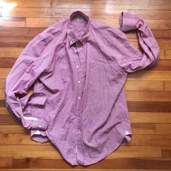 J. Crew Shirts | J. Crew “Sewn For J. Crew” Houndsooth Button-Up | Color: Red | Size: Xl