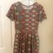 Lularoe Dresses | Lularoe Amelia Dress With Pockets And Zipper! | Color: Brown/Yellow | Size: S