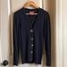 Tory Burch Sweaters | Navy Tory Burch Cardigan | Color: Blue/Gold | Size: S