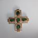 Gucci Jewelry | Gucci Cross Brooch W/Cabochon Stones | Color: Red | Size: 3 In X 2.5 In
