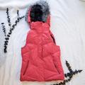 Columbia Jackets & Coats | Columbia Women's Red Puffer Vest W/ Fur Lined Hood | Color: Black/Red | Size: M