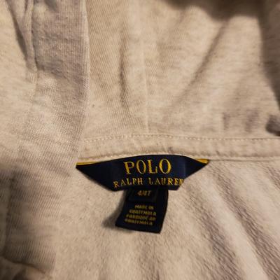 Ralph Lauren Shirts & Tops | Children's Sweater Grey Ralph Lauren Brand | Color: Gray/White | Size: 4 Year Old
