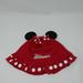 Disney Accessories | Disney Minnie Girls Floppy Hat | Color: Red/White | Size: Osg