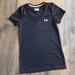Under Armour Tops | Ladies Small Under Armour Black V-Neck Tee | Color: Black | Size: S