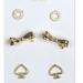 Kate Spade Jewelry | Kate Spade 12k Gold Plated 3 Piece Earring Set | Color: Gold | Size: Os