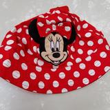 Disney Accessories | Disney Minnie Mouse Red Polka Dot Hat Nwt | Color: Red/White | Size: Osbb