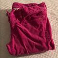 J. Crew Pants & Jumpsuits | Hot Pink J Crew Corduroys Size 24 | Color: Pink | Size: 24