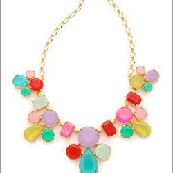 Kate Spade Jewelry | Kate Spade Gumdrop Gems Jeweled Necklace | Color: Green/Pink | Size: Os