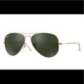 Ray-Ban Accessories | Gold Polarized Ray Ban Aviators | Color: Gold/Green | Size: Os