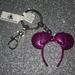 Disney Accessories | New Disney Parks Pink Minnie Mouse Ear Keychain | Color: Pink | Size: Os