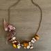 J. Crew Jewelry | J.Crew Statement Necklace | Color: Pink/Tan | Size: Os