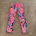 Lilly Pulitzer Pants & Jumpsuits | Lilly Pulitzer Leggings | Color: Blue/Pink | Size: Xs