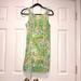 Lilly Pulitzer Dresses | Lilly Pulitzer Womens Floral Green Summer Dress 2 | Color: Green | Size: 2