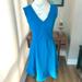 J. Crew Dresses | J Crew Sleeveless Flounce Dress Sz 4 In Blue | Color: Blue | Size: 4