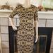 Lularoe Dresses | Lularoe Julia Dress Size S Tan Black Geometric | Color: Black/Tan | Size: S