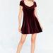 Urban Outfitters Dresses | Kimichi Blue Velvet Mini Dress !!! | Color: Purple | Size: S