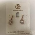 Giani Bernini Jewelry | Gianni Bernini Rose Gold/Cubic Zirconia Earings | Color: Gold | Size: Os