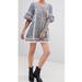 Free People Dresses | Free People | Xs | Gingham Embroidered Mini Dress | Color: Black/White | Size: Xs