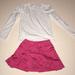 Nike Bottoms | Girls Hot Pink Nike Athletic Skirt & White Shirt | Color: Pink/White | Size: Sg