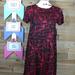 Lularoe Dresses | Lularoe Xxs Carly Dress | Color: Black/Pink | Size: Xxs