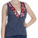 Free People Tops | Free People Womens Xs Frida Wrap Tank Top 1l88 | Color: Blue/White | Size: Xs