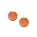 Kate Spade Jewelry | Kate Spade Forever Gems Circle Stone Earrings | Color: Gold/Orange | Size: Os