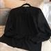 J. Crew Tops | J Crew Gorgeous Shear Black Tuxedo Button Up | Color: Black | Size: 2