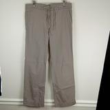 J. Crew Pants & Jumpsuits | J.Crew Khaki Cotton Wide Leg Pants Size 6 | Color: Gray/Tan | Size: 6