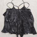 Jessica Simpson Tops | Jessica Simpson Flowy Top | Color: Black/Gray | Size: M