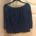 Zara Tops | Denim Looking 3/4 Sleeve Off The Shoulder Top | Color: Blue | Size: S