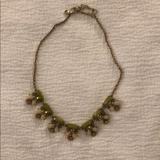 J. Crew Jewelry | J Crew Statement Necklace | Color: Cream/Green | Size: Os