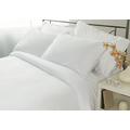 Belledorm Hotel Suite Satin Stripe 540 Thread Count 100% Cotton Duvet Cover Set, White, Super King