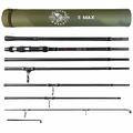 Rigged and Ready S Max. Big Fish Powerful Predator Surf Travel Fishing Rod + 2 tips Hi-carbon 3.6+3.2m 11’ 10”+10’ 7” rod options Compact rod 59cm Case 66cm. Cast W 100+170g