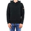 Stone Island Overhead Cotton Black Hoodie L