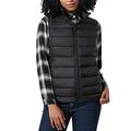 LAPASA Women's Lightweight Water-Resistant Puffer Vest REPREVE® Packable Windproof L24 (Black, XL)