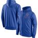 Men's Nike Royal Boise State Broncos Logo Stack Performance Full-Zip Hoodie