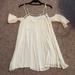 Free People Dresses | Free People Off The Shoulder Shift Dress | Color: White | Size: Xs