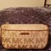 Michael Kors Bags | Cosmetics Bag | Color: Brown/Cream | Size: Os