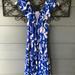 Lilly Pulitzer Dresses | Lilly Pulitzer Dock Hopper Print Dress Size S | Color: Blue/White | Size: S