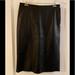 Zara Skirts | Leather Zara Pencil Skirt | Color: Black | Size: Xs