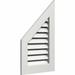 Ekena Millwork Half Peaked Top Left Functional Gable Vent w/ 1" x 4" Flat Trim Frame | 19 H x 23 W in | Wayfair GVPPL18X1401FUN-07