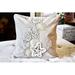 The Holiday Aisle® Noho One Holiday Anchor Square Pillow Cover & Insert Polyester/Polyfill/Cotton Blend | 20 H x 20 W x 1 D in | Wayfair