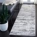 Gray Indoor Area Rug - Union Rustic Seng Abstract Light/Charcoal Area Rug Polyester/Polypropylene in Gray, Size 26.0 W x 0.43 D in | Wayfair