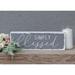Trinx Simply Blessed Script Wooden Wall Décor in Gray/White | 5.25 H x 15.88 W x 1.5 D in | Wayfair 858CCA9746264E4B956815FCA69874E1