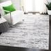 Gray Indoor Area Rug - Union Rustic Seng Abstract Light/Charcoal Area Rug Polyester/Polypropylene in Gray, Size 63.0 W x 0.43 D in | Wayfair