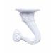 Fleur De Lis Living Harner Planter Hook Metal in White | 4.6 H x 1.3 W x 3.6 D in | Wayfair 02E4CB51B5684489A5238FED9FC22B43